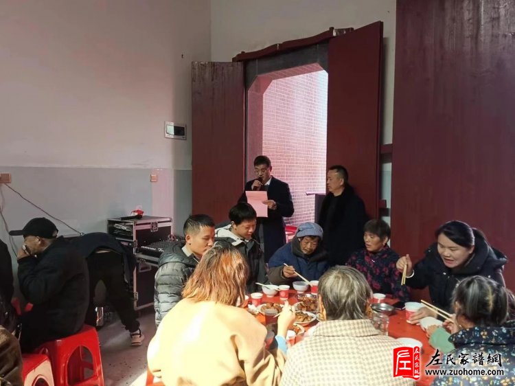 江西上高翰堂社湖上房隆重举行左氏新祠竣工庆典